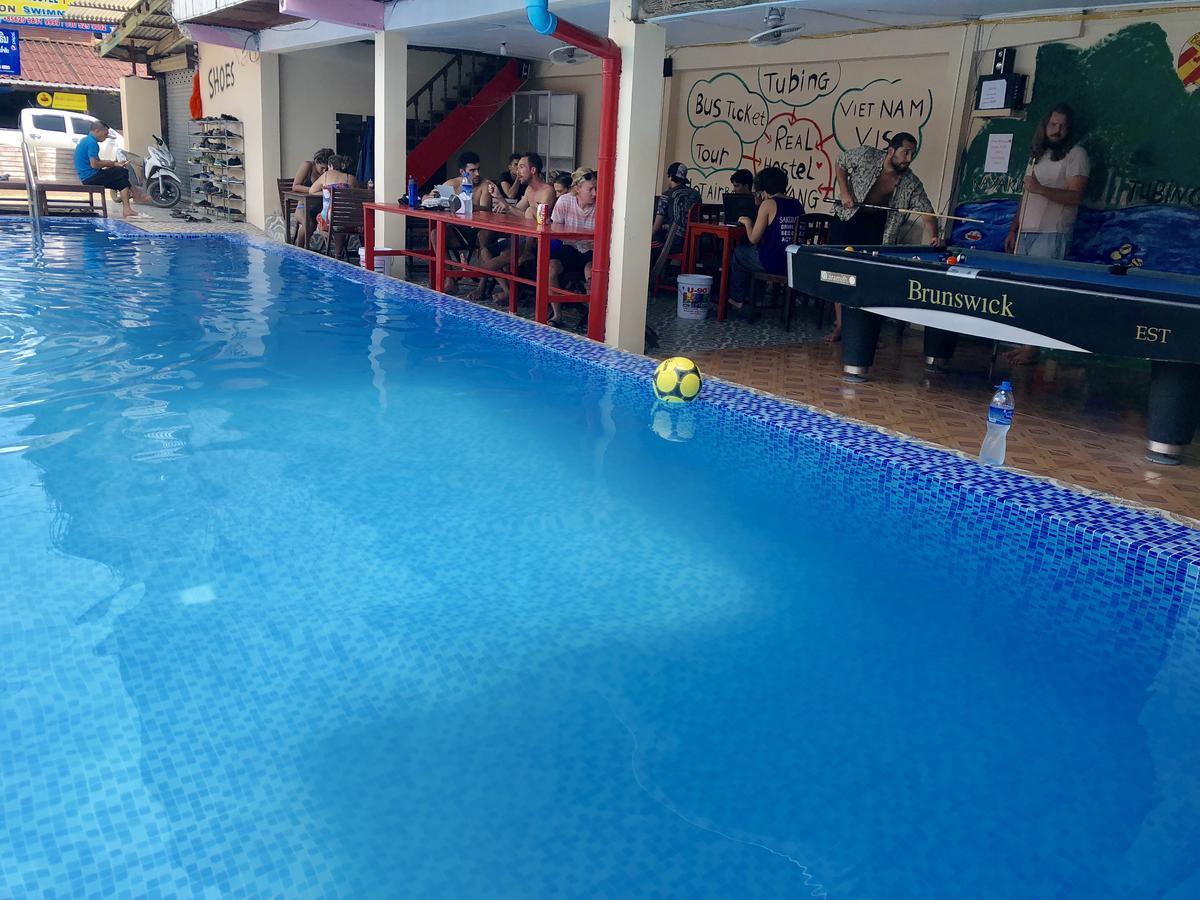 Real Vang Vieng Backpacker Hostel Buitenkant foto