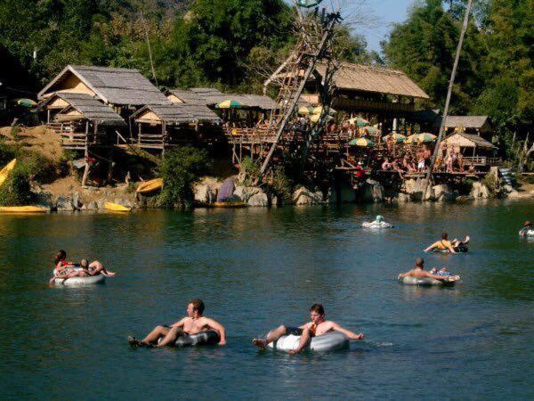Real Vang Vieng Backpacker Hostel Buitenkant foto